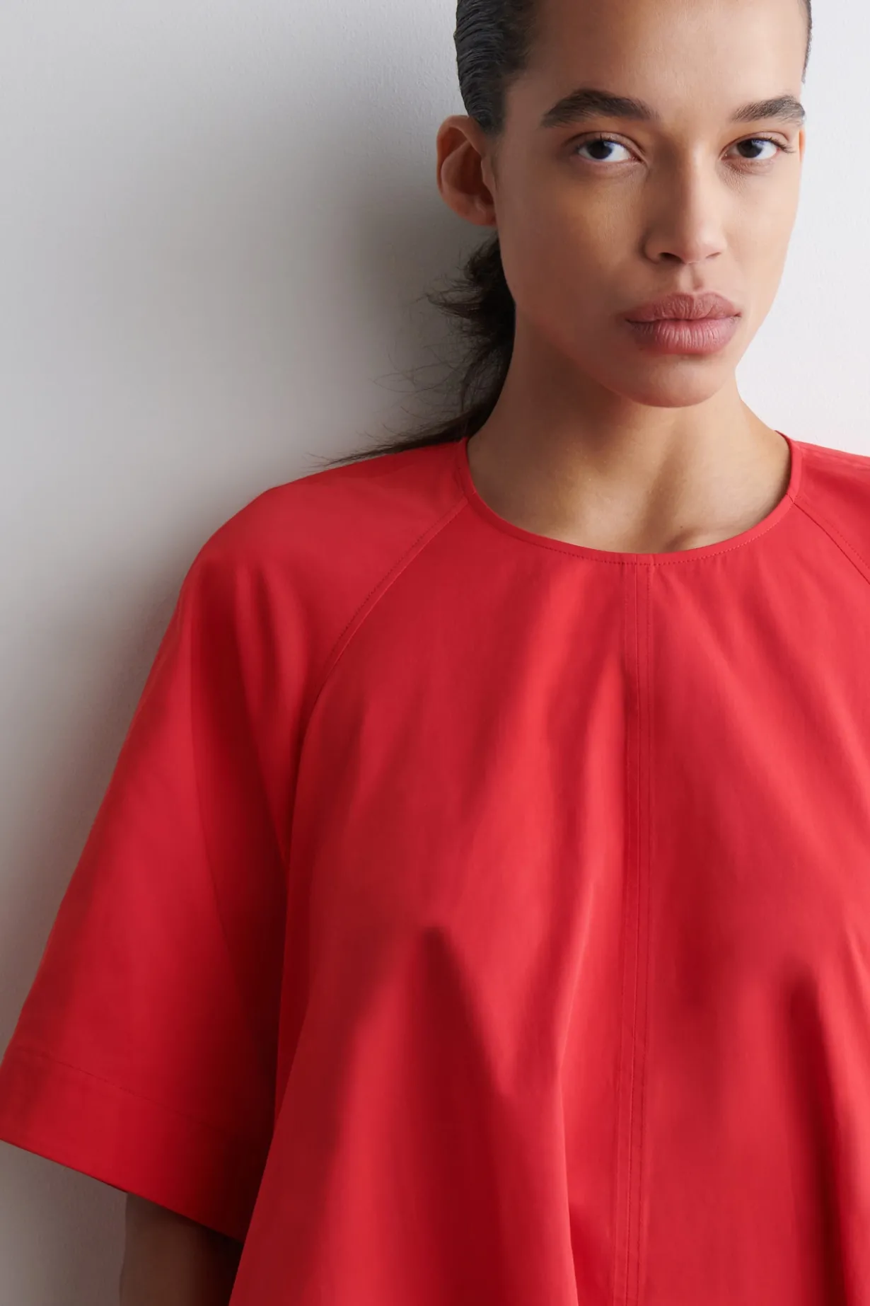 MINIKLEID IN A-LINIE MIT BINDEDETAIL