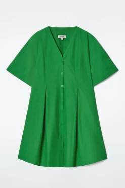 MINIKLEID IN A-LINIE MIT FALTEN