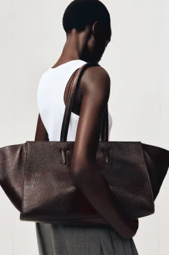 MONUMENT TOTE BAG - LEDER