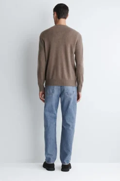 NAHTLOSER KASCHMIRPULLOVER MIT RUNDHALSAUSSCHNITT