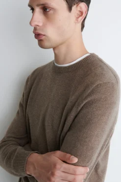 NAHTLOSER KASCHMIRPULLOVER MIT RUNDHALSAUSSCHNITT