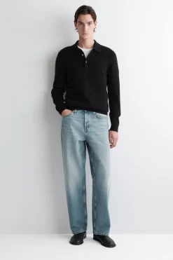 NAHTLOSES POLOSHIRT AUS KASCHMIR