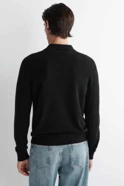 NAHTLOSES POLOSHIRT AUS KASCHMIR