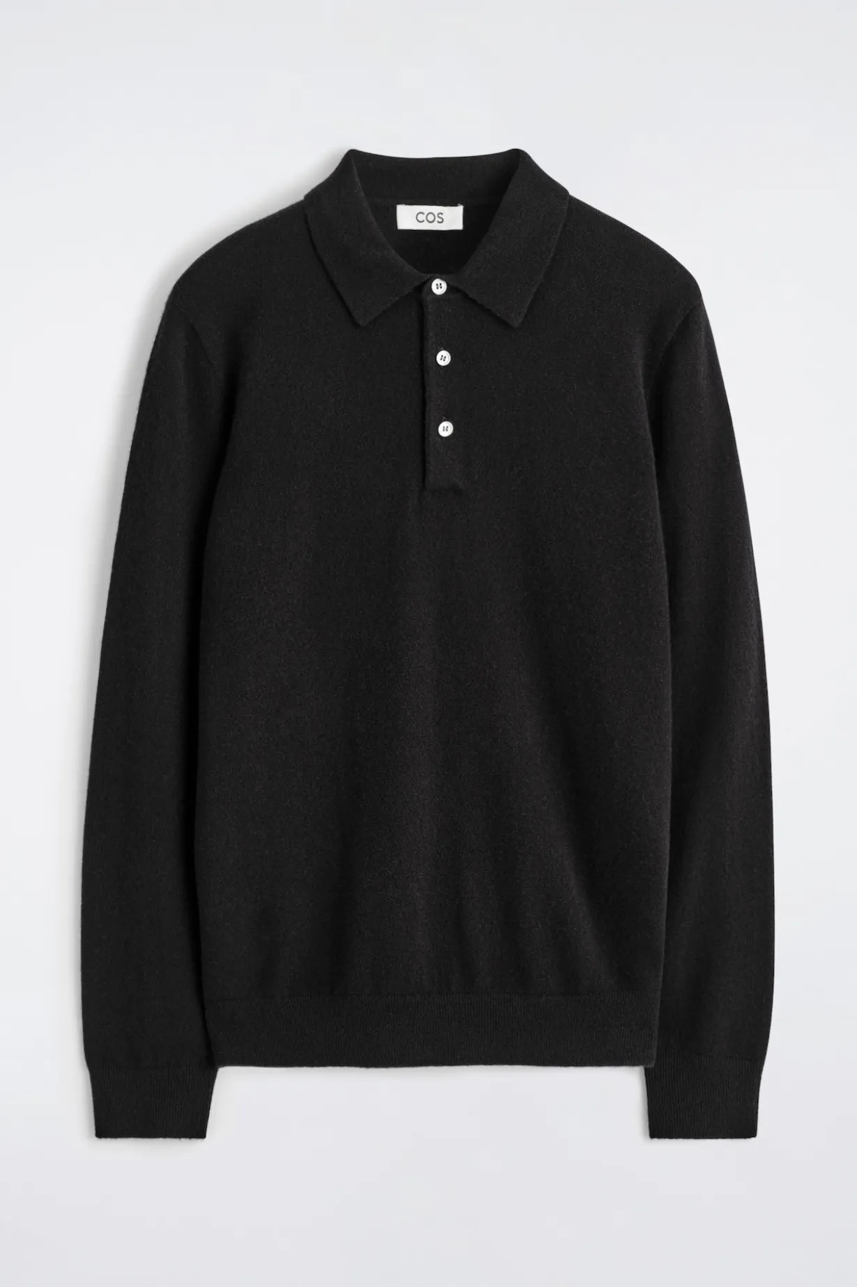 NAHTLOSES POLOSHIRT AUS KASCHMIR