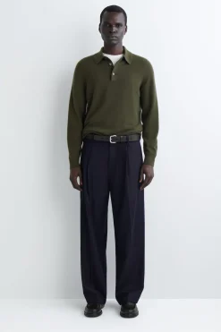NAHTLOSES POLOSHIRT AUS KASCHMIR