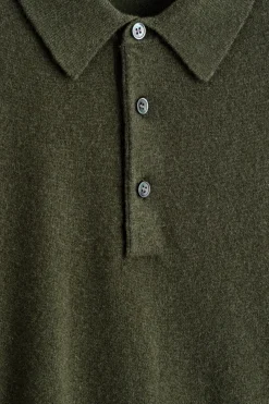 NAHTLOSES POLOSHIRT AUS KASCHMIR