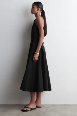 NECKHOLDER-KLEID AUS PIMA-BAUMWOLLE