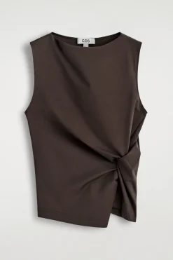 OBERTEIL AUS JERSEY MIT TWIST-DETAIL