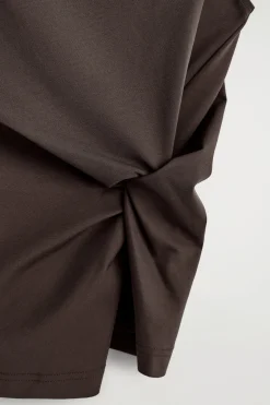 OBERTEIL AUS JERSEY MIT TWIST-DETAIL