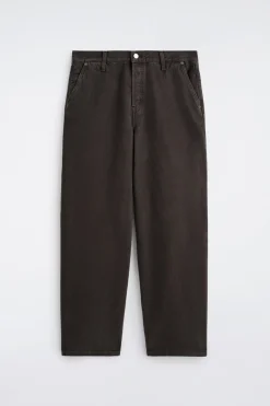 OVERSIZED-HOSE AUS DENIM MIT WEITEM BEIN