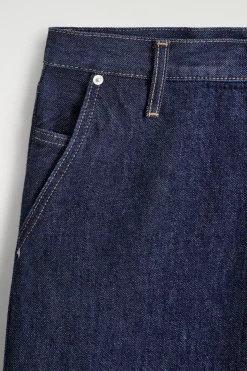 OVERSIZED-HOSE AUS DENIM MIT WEITEM BEIN