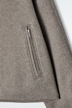 OVERSIZED-JACKE AUS DOUBLEFACE-WOLLE