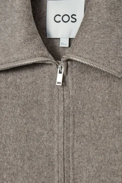 OVERSIZED-JACKE AUS DOUBLEFACE-WOLLE