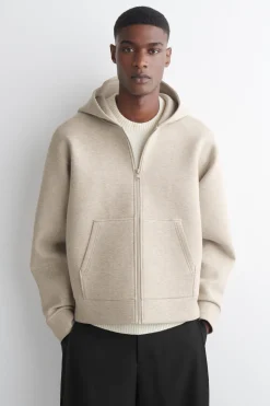 OVERSIZED-KAPUZENJACKE AUS SCUBA-JERSEY
