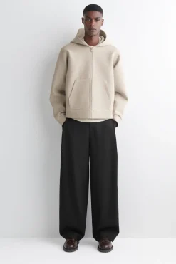 OVERSIZED-KAPUZENJACKE AUS SCUBA-JERSEY