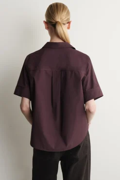OVERSIZED-KURZARMHEMD AUS BAUMWOLLE