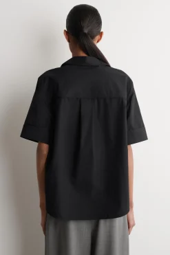 OVERSIZED-KURZARMHEMD AUS BAUMWOLLE
