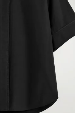 OVERSIZED-KURZARMHEMD AUS BAUMWOLLE