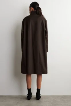 OVERSIZED-MANTEL MIT TRICHTERKRAGEN