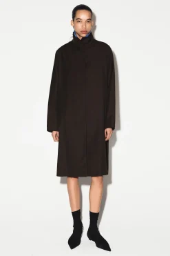 OVERSIZED-MANTEL MIT TRICHTERKRAGEN