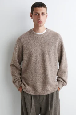 OVERSIZED-PULLOVER AUS ALPAKA-MIX