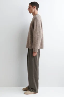 OVERSIZED-PULLOVER AUS ALPAKA-MIX