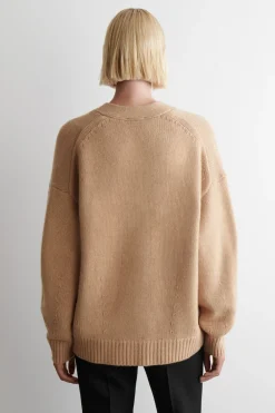 OVERSIZED-STRICKJACKE AUS MERINOWOLLE