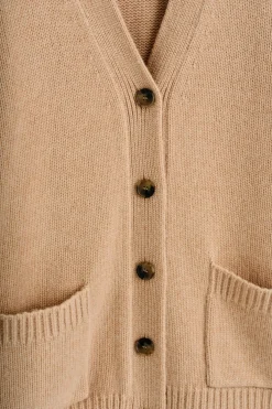 OVERSIZED-STRICKJACKE AUS MERINOWOLLE