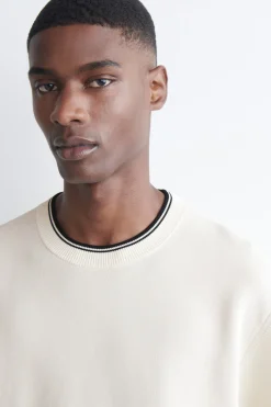 OVERSIZED-T-SHIRT AUS DOUBLEFACE-STRICK