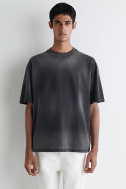 OVERSIZED-T-SHIRT AUS JERSEY MIT KRAGEN