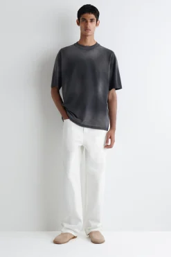 OVERSIZED-T-SHIRT AUS JERSEY MIT KRAGEN