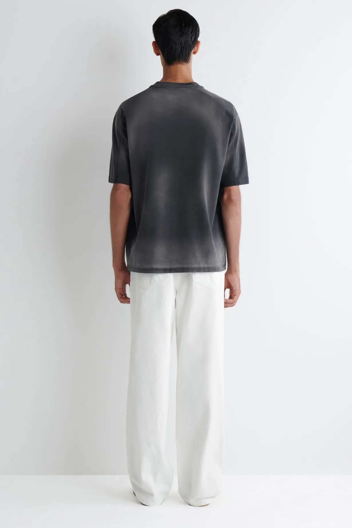 OVERSIZED-T-SHIRT AUS JERSEY MIT KRAGEN
