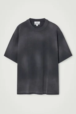 OVERSIZED-T-SHIRT AUS JERSEY MIT KRAGEN