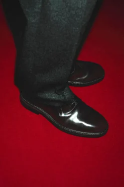 OXFORD-SCHUHE AUS LEDER
