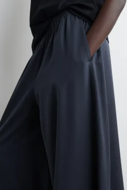 PALAZZO-HOSE AUS TWILL