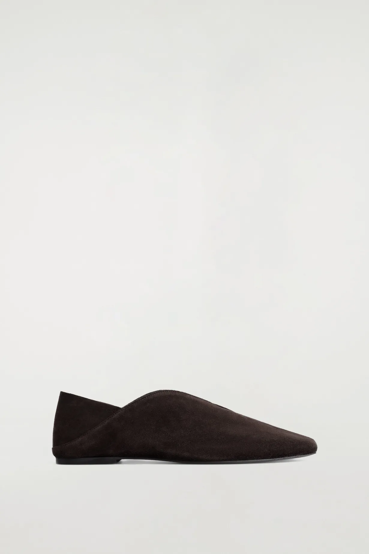PANTOLETTEN AUS VELOURSLEDER