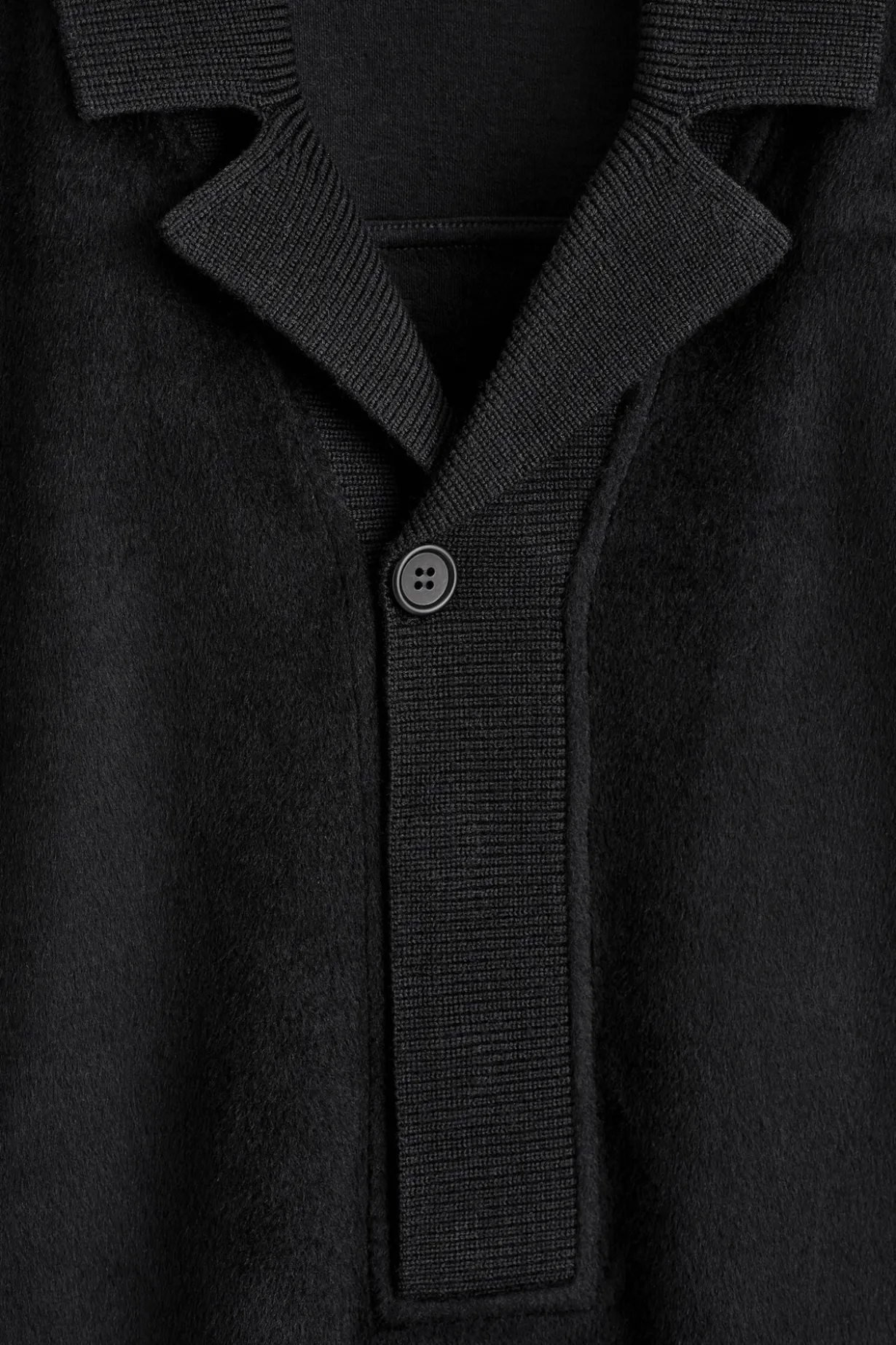 PLACKET-DETAIL WOOL-BLEND POLO JUMPER