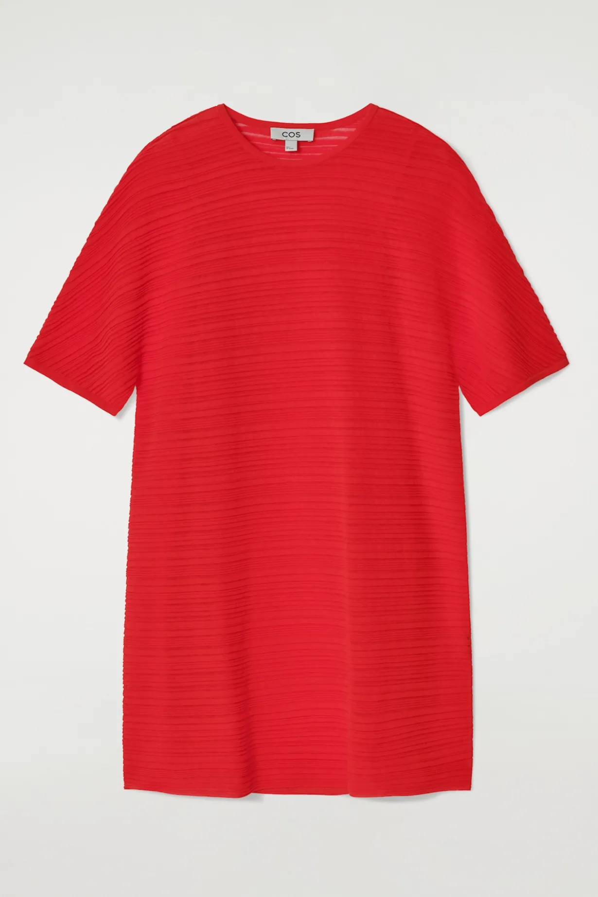 PLISSIERTES MINIKLEID AUS STRICK