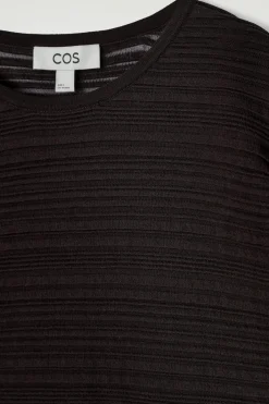 PLISSIERTES MINIKLEID AUS STRICK