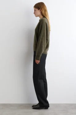 POLOPULLOVER AUS GEBÜRSTETEM KASCHMIR