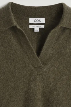 POLOPULLOVER AUS GEBÜRSTETEM KASCHMIR