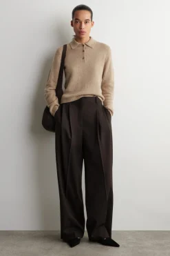 POLOPULLOVER AUS KASCHMIR