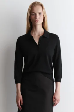 POLOPULLOVER AUS MERINOWOLLE