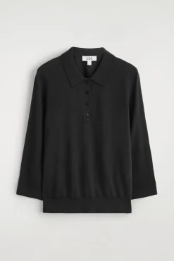 POLOPULLOVER AUS MERINOWOLLE