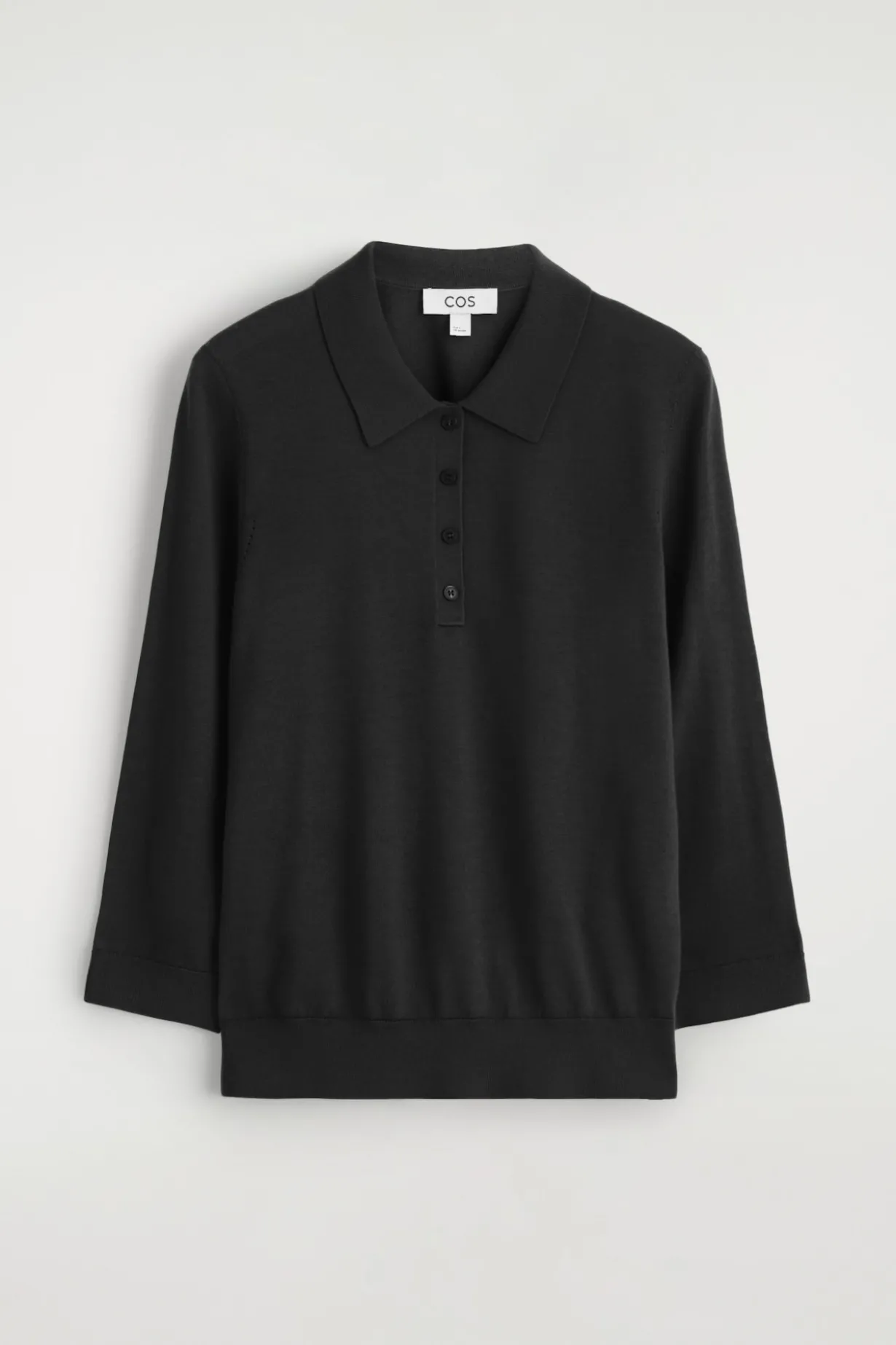 POLOPULLOVER AUS MERINOWOLLE
