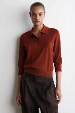 POLOPULLOVER AUS MERINOWOLLE