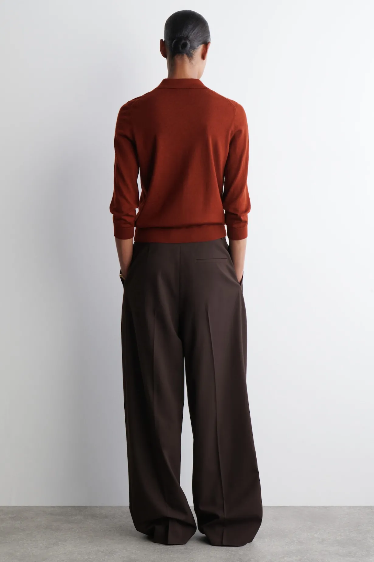POLOPULLOVER AUS MERINOWOLLE