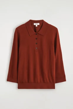 POLOPULLOVER AUS MERINOWOLLE