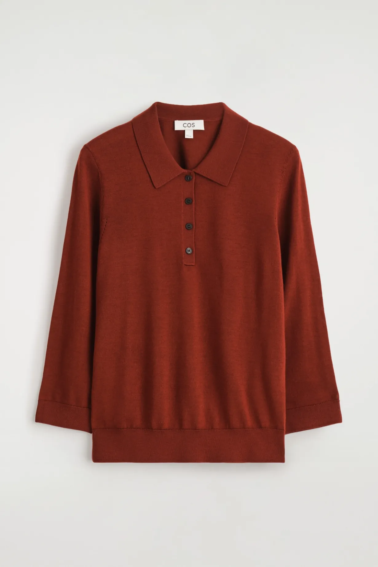 POLOPULLOVER AUS MERINOWOLLE
