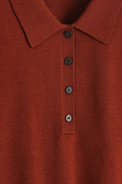 POLOPULLOVER AUS MERINOWOLLE